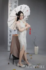153cm/5ft Seamless Neck Silicone Sex Doll – MengFei - Image 10